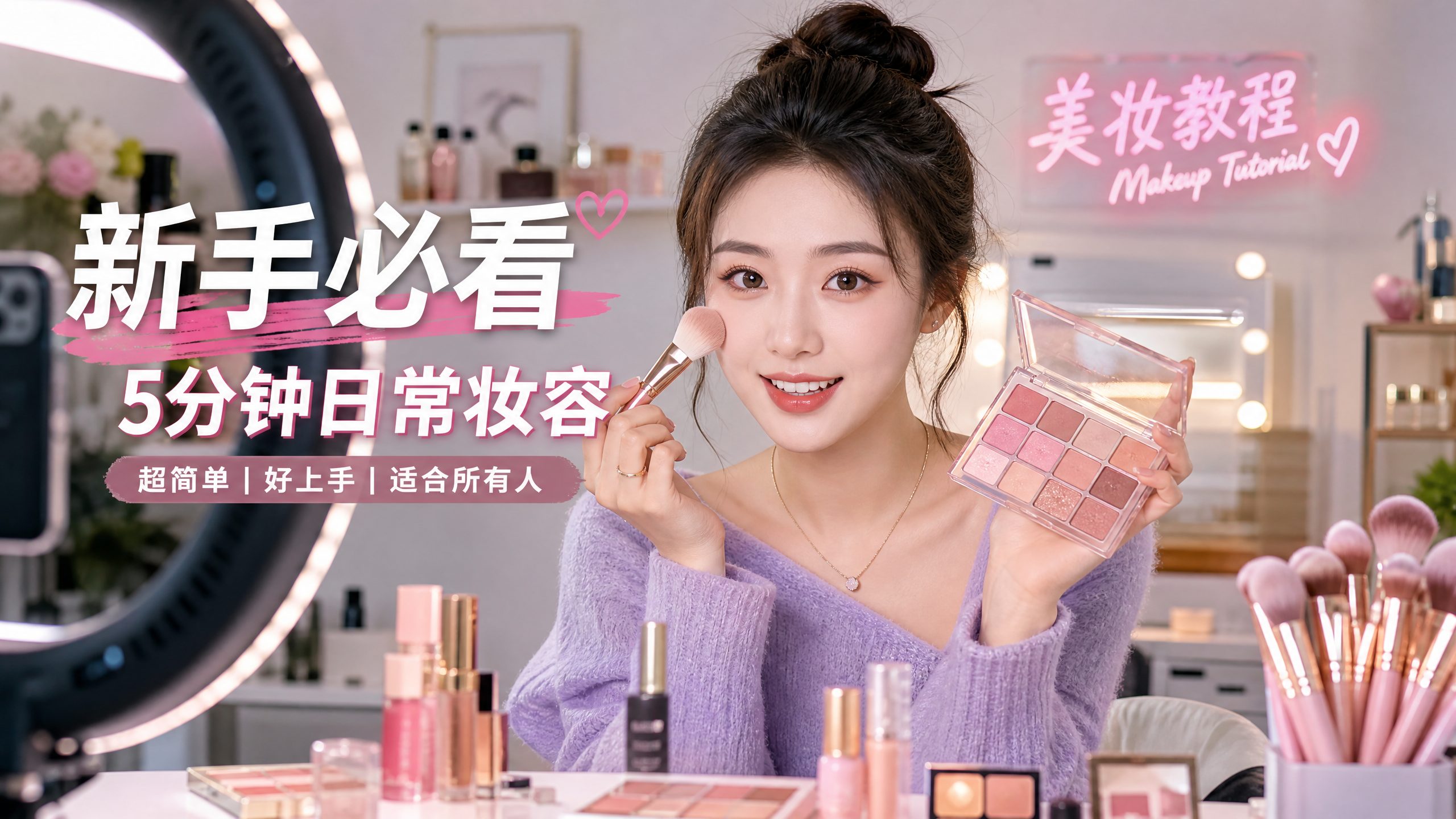 抖荫短视频美妆视频教程